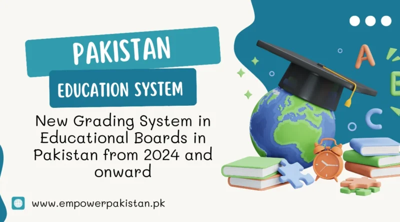 New Grading System in Educational Boards in Pakistan from 2024 and onward