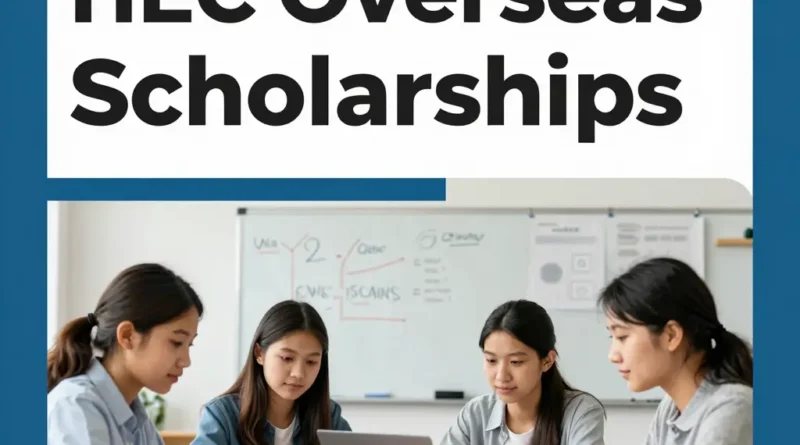 HEC Overseas Scholarships for MS/MPhil & PhD Studies HEC Overseas Scholarships
